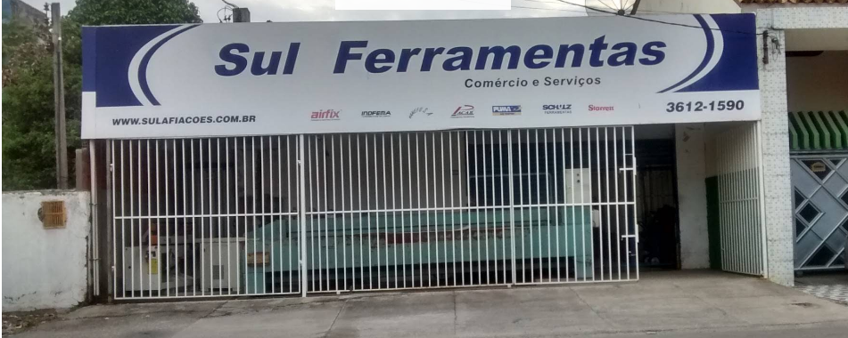 Fachada da loja Sul Ferramentas em Feira de Santana - BA